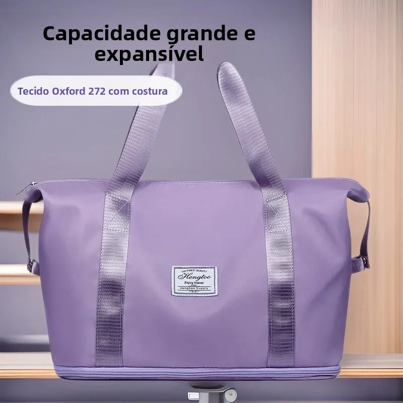 大容量オックスフォード布製荷物バッグポータブル旅行スーツケースフィットネスバッグマタニティバッグ短期旅行出張バッグ