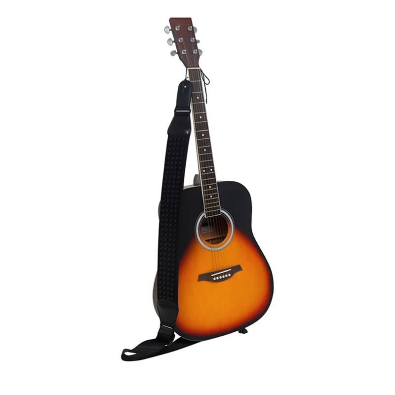 1 шт. гитарный ремень, регулируемый кожаный декомпрессионный гитарный ремень, электрический деревянный ремень для бас-гитары