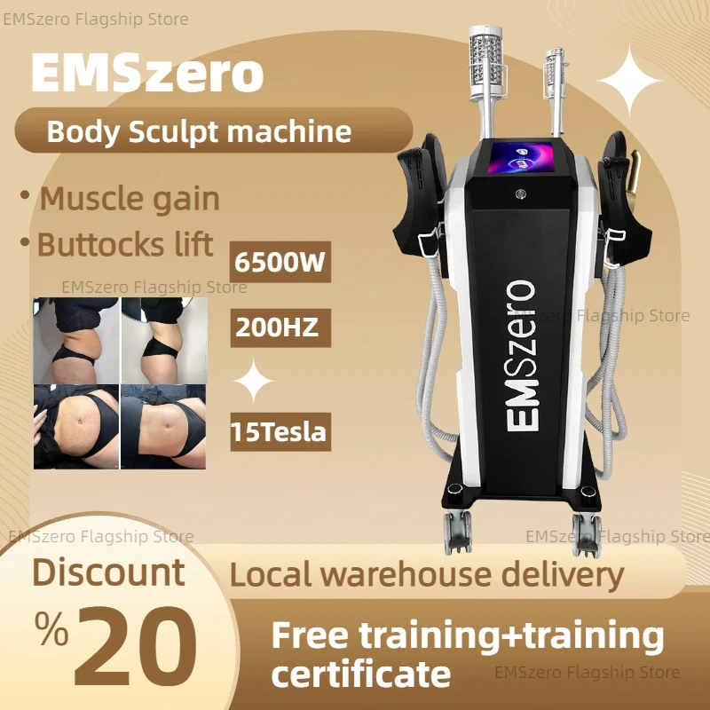 

DLS-EMSlim RF EMS Body Sculpt Hi-emt 2024 Neo 6500W Sculpting Pelvic Pads Fat Muscle Stimulation Slimming EMSZERO Salon Machine