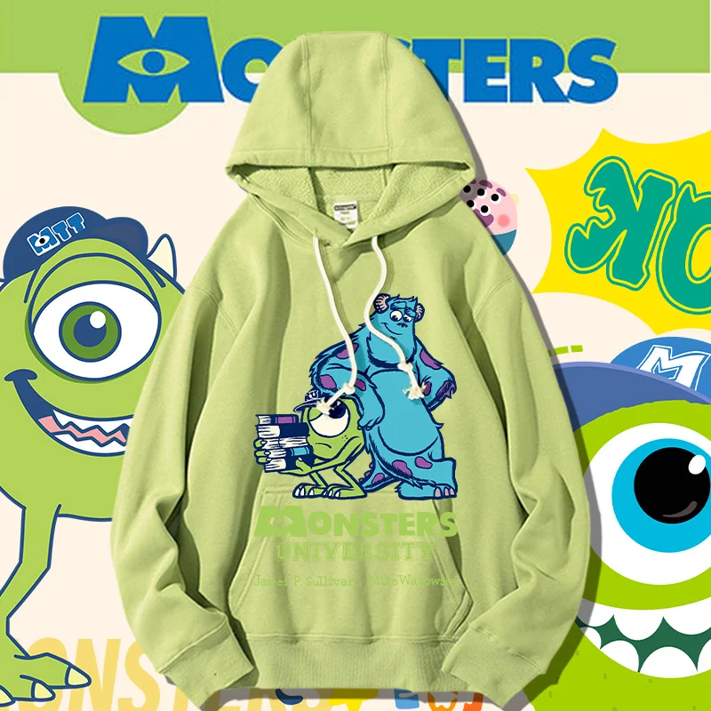 

Disney Monster University hoodie female hoodie autumn blue fur monster big eyes cartoon printed clothes coat