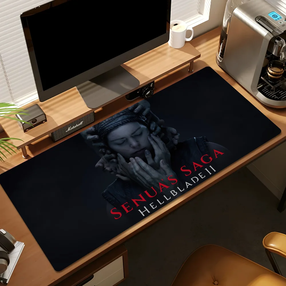 Game Senuas Saga Hellblade II Mouse Pad Protector Office Gaming Accessories Laptop Gamer Cabinet Non Slip