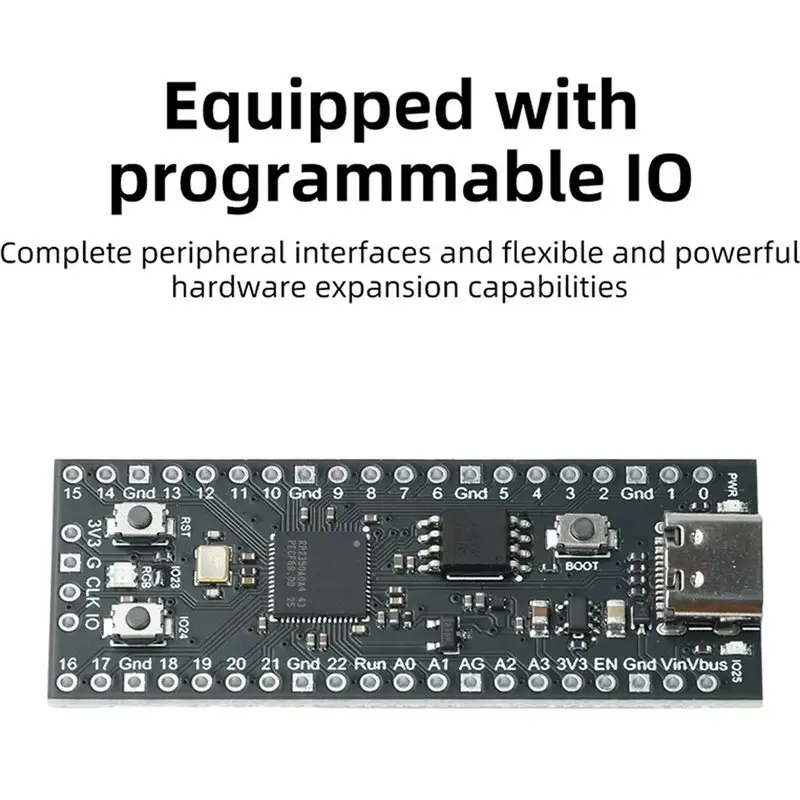 BTLIFE-Programmable IO For Raspberry Pi Pico 2 RP2350A Development Board Dual Core Processor 16MB QSPI Flash Projects
