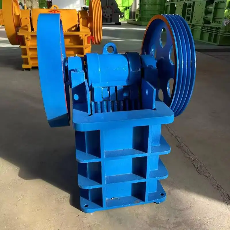 

220В Малая щековая дробилка PE150x250, новая, для дробления камня и руды, с двигателем и подшипниками, однофазная