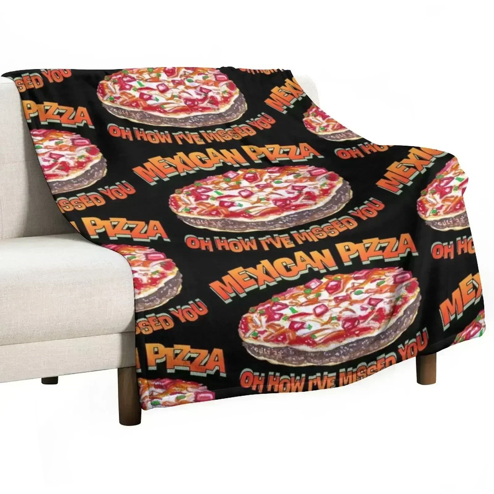 Mexican Pizza Throw Blanket Luxury Designer Moving Sleeping Bag cosplay anime sofa bed Picnic Blankets