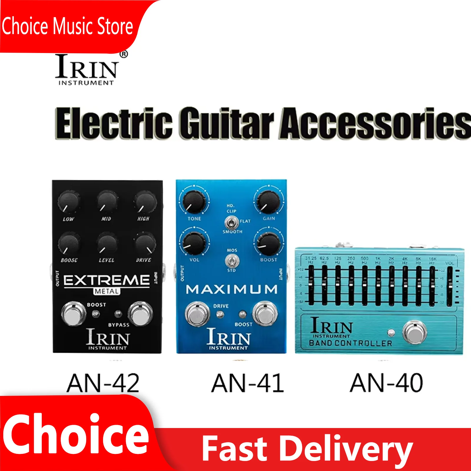 

IRIN педаль эффектов для электрогитары профессиональный эффектор для электрогитары для практики выступлений струны аксессуары и детали