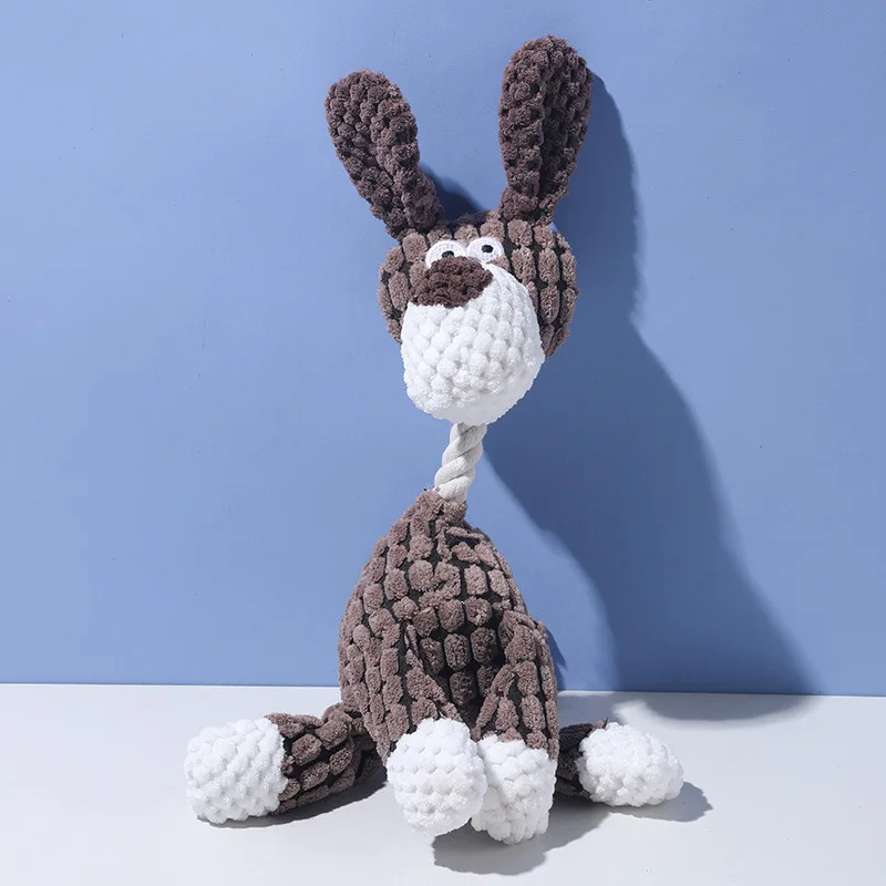

Plush Donkey Shaped Pet Dog Toy Bite-Resistant and Grinding Teeth Plush Toy With Bb Sound Toy Pet Divert Oneself Pet Supplies