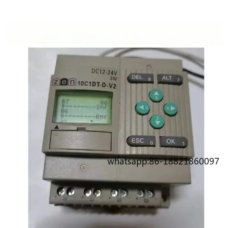 

Relé de programação ZEN-10C1DT-D-V2 usado testado função OK intacta