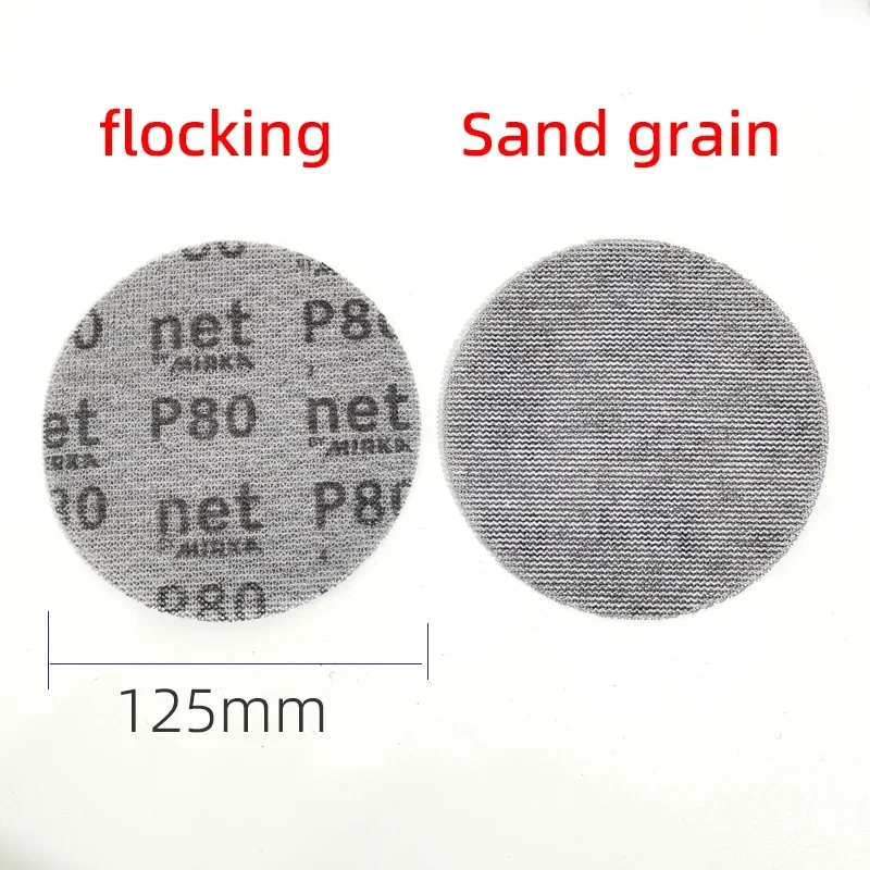 

Mirka Mesh Sandpaper 5inch 125mm Dry Grinding Disc Hook and loop Abrasive Disc Automotive Dust-free Abrasive Disc 80-800grit