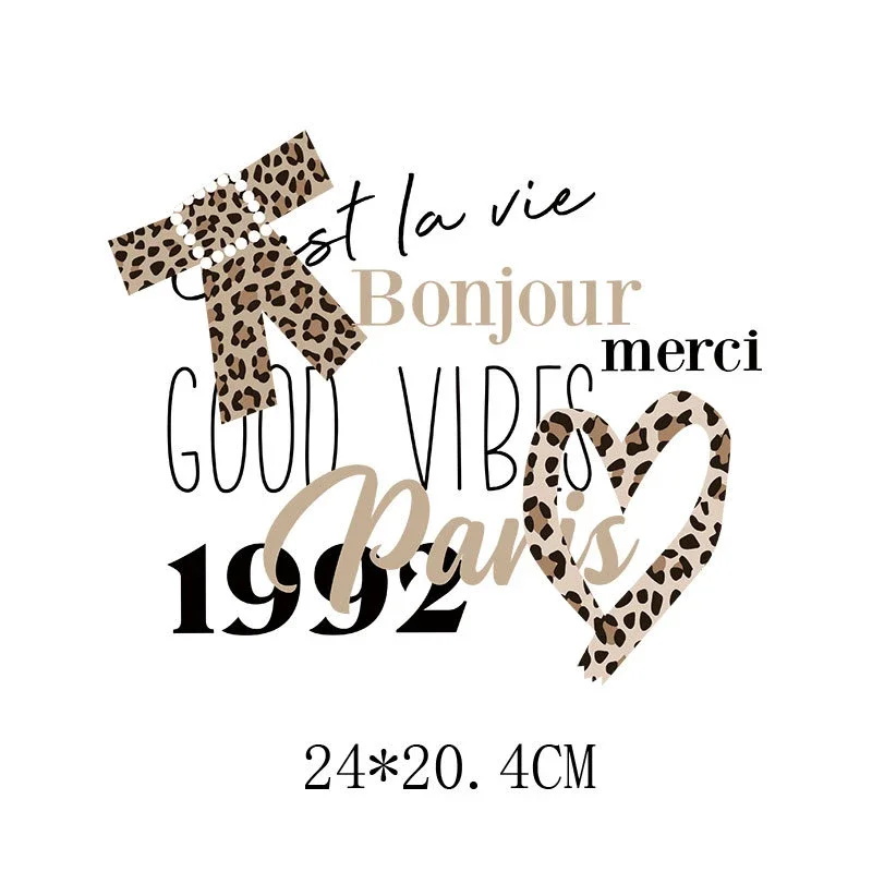 Letter Patch Heat Transfer Sticker Wholesale Thermo Stickers DIY Washable Top Iron on Patches Termoadhesivos Applique Decoration