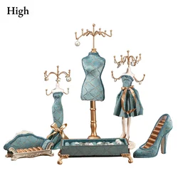 Elegant Jewelry Display Stand Necklace Jewelry Stand Holder Display Earring Necklace Bracelet Rings Organizer Display Stand