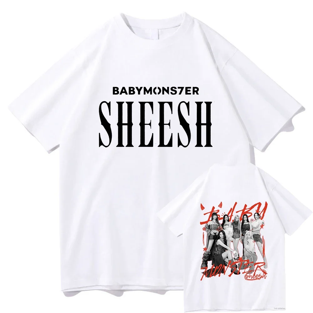 BABYMONS7ER Abum Sheesh T Shirts Cool Men/Women Clothes Harajuku Aesthetic Tshirt Unisex Streetwear Cotton Tops view 3