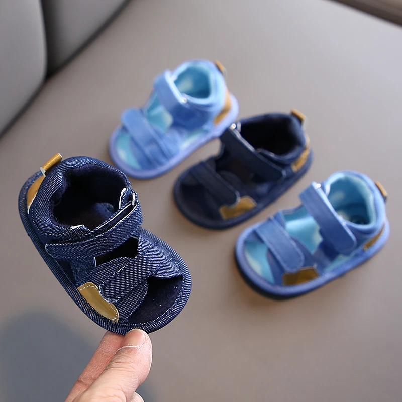 0-18Months Summer Shoes Unisex Soft Leather Baby Sandals With Non-slip Suede Soles For Boy and Girls Sandals Clogs Gifts