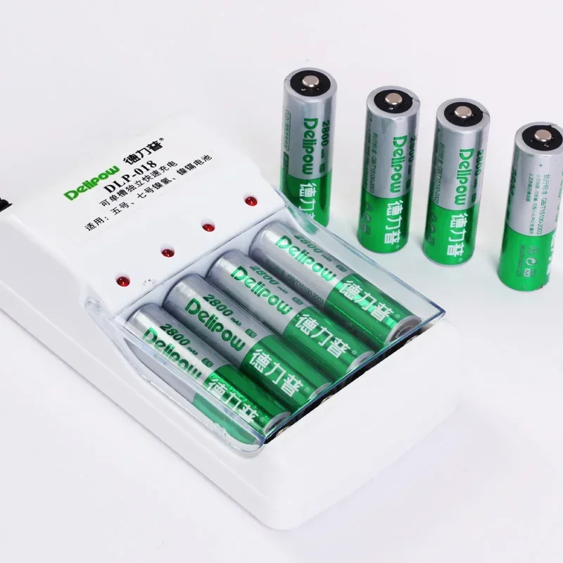 New No. 5 Charger Genuine High-capacity Rechargeable Battery Charger Kit 1 Charge 8 Electric Delipow Battery Rechargeable Li-ion