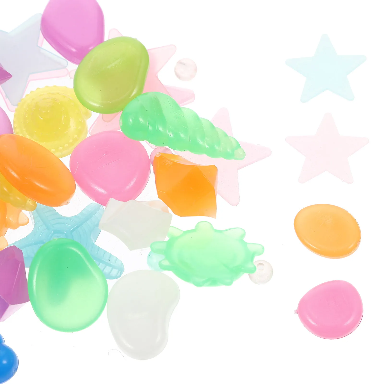 

1Set Premium Non Toxic Luminous Resin Aquarium Rocks Tank Decorations Landscape Stones for Pond Water Garden Flower