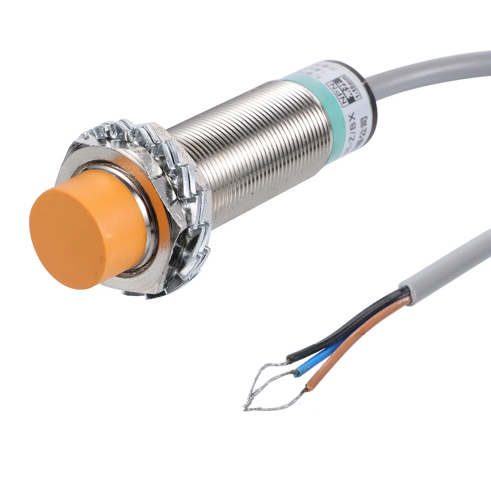 Inductive Proximity Sensor Switch Non-Contact Metal Detector with LED Indicator and Reverse Polarity Protection