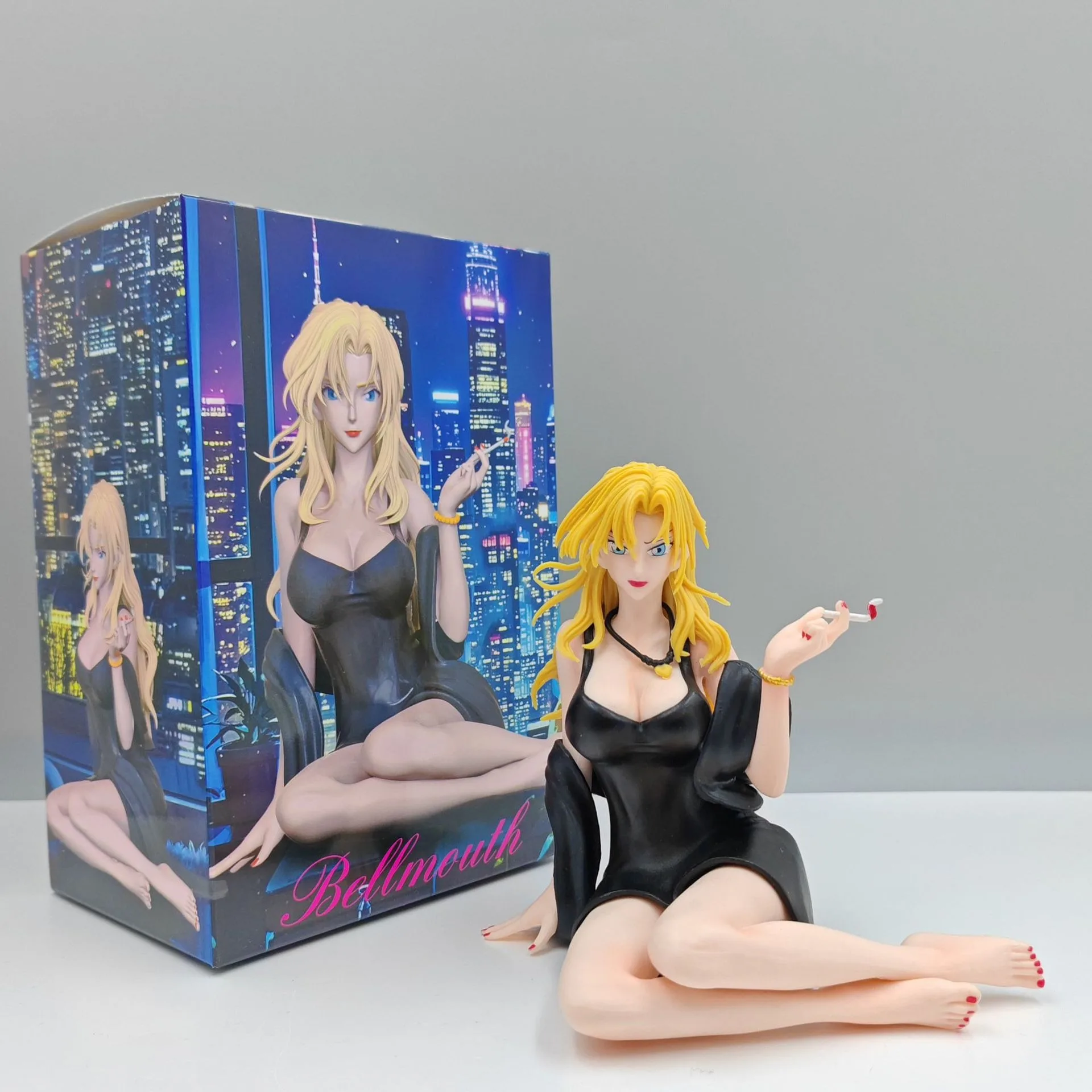 Figurine de dessin animé cloche modèle Vermouth Girl, ornement de bureau, Statue à collectionner