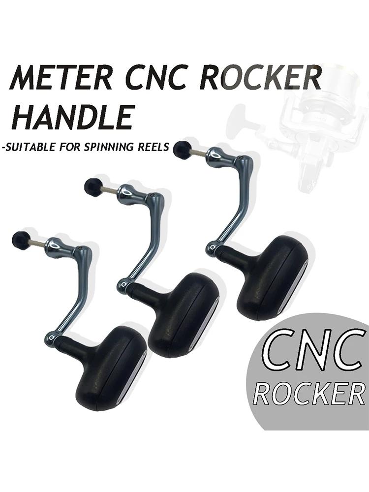 1 Stück CNC-Metall-Angelrollengriff, Ersatzgriff für Spinnrollen, langlebiges Zubehör, 3 Größen erhältlich – Detail 1