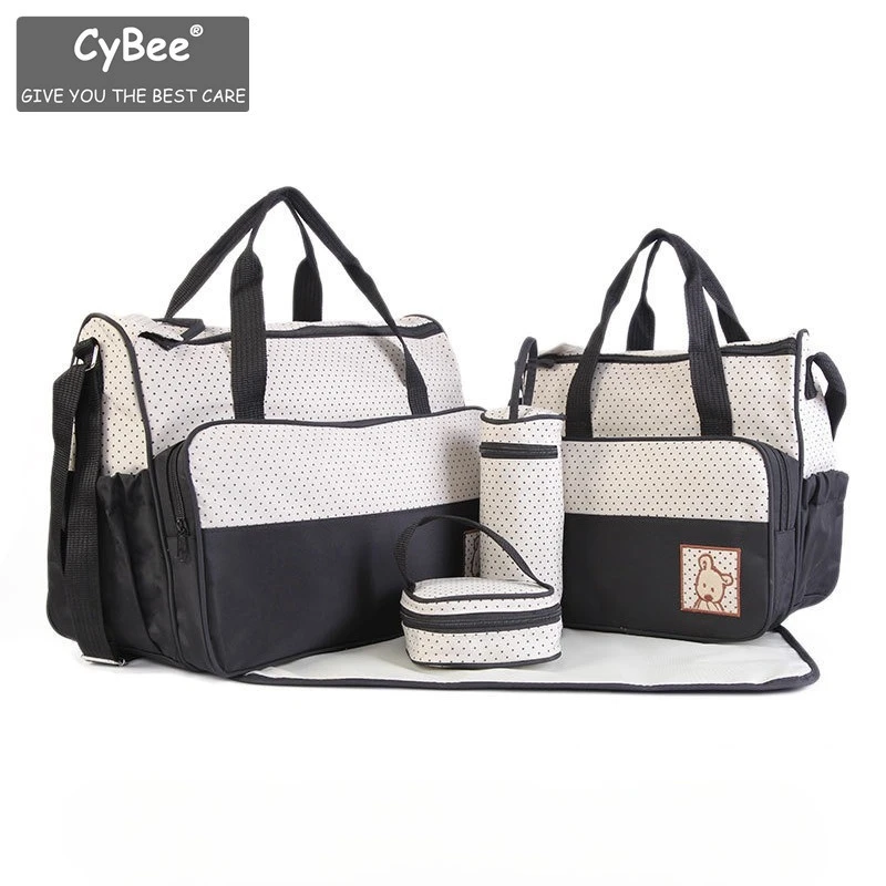 

Fashionable Diagonal Waterproof Mommy Bag Multifunctional Large Capacity Mommy Bag Single Shoulder Hand-held Mother Baby Bag