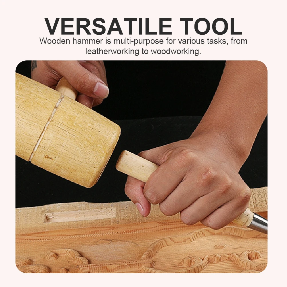 

Woodworking Hammer for Leatherworking Carpentry Tools Small Mallet Wood Chisel Hammer Mallet Woodworking Wooden