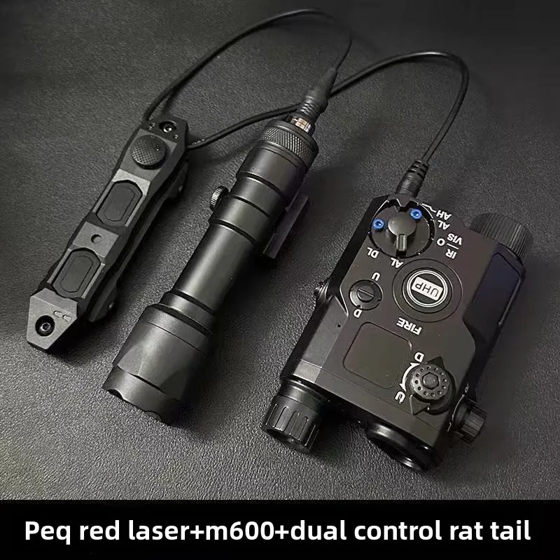 

Многофункциональный тактический лазерный указатель PEQ15 DBAL с креплением Rat Tail OGL, зеленый лазерный прицел-фонарь