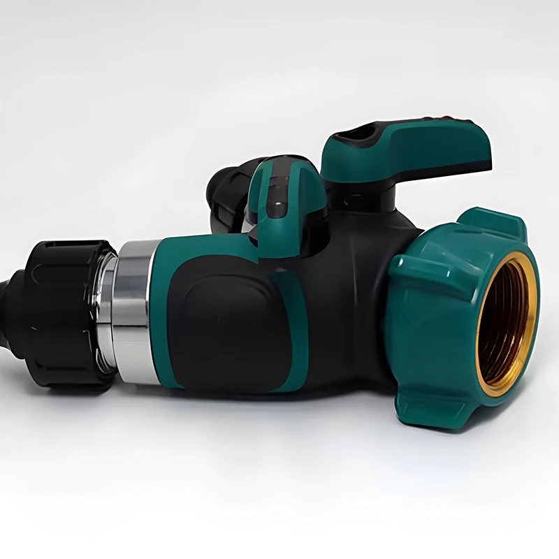 EU US 3/4 Inch 2 Way Garden Hose Splitter Home Garden Tap Y-Type Watering Connector Distributor For Outdoor Faucet