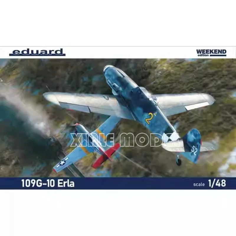 

Eduard Plastic Assembled Aircraft Model Kit 84174 Bf 109G-10 Erla 1/48