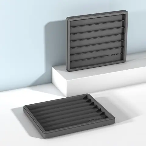 Black minimalist KeyCap Storage Box Simple Dust Proof Keycap Collection Case Custom Desktop Decor Mechanical Keyboard Accessory