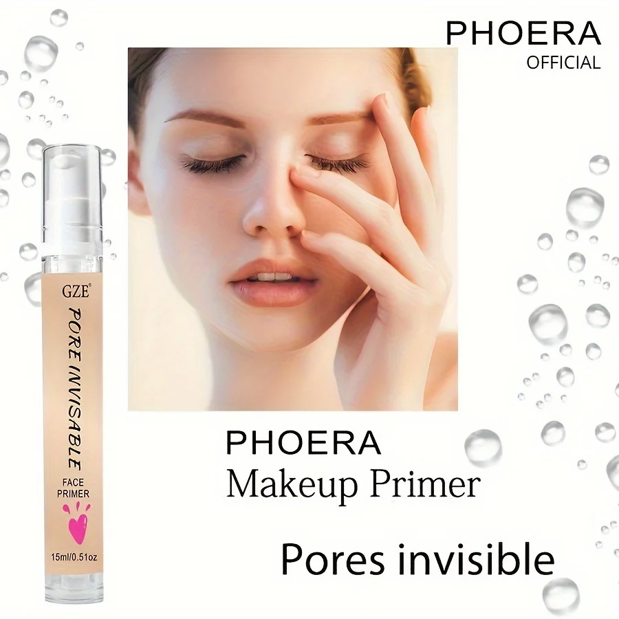 PORE INVISABLE Face PRIMER Maquillage, flou + Pore Minimise la base perfectionnante magique apprêt pour le visage sous fond de teint crème rétractable des pores