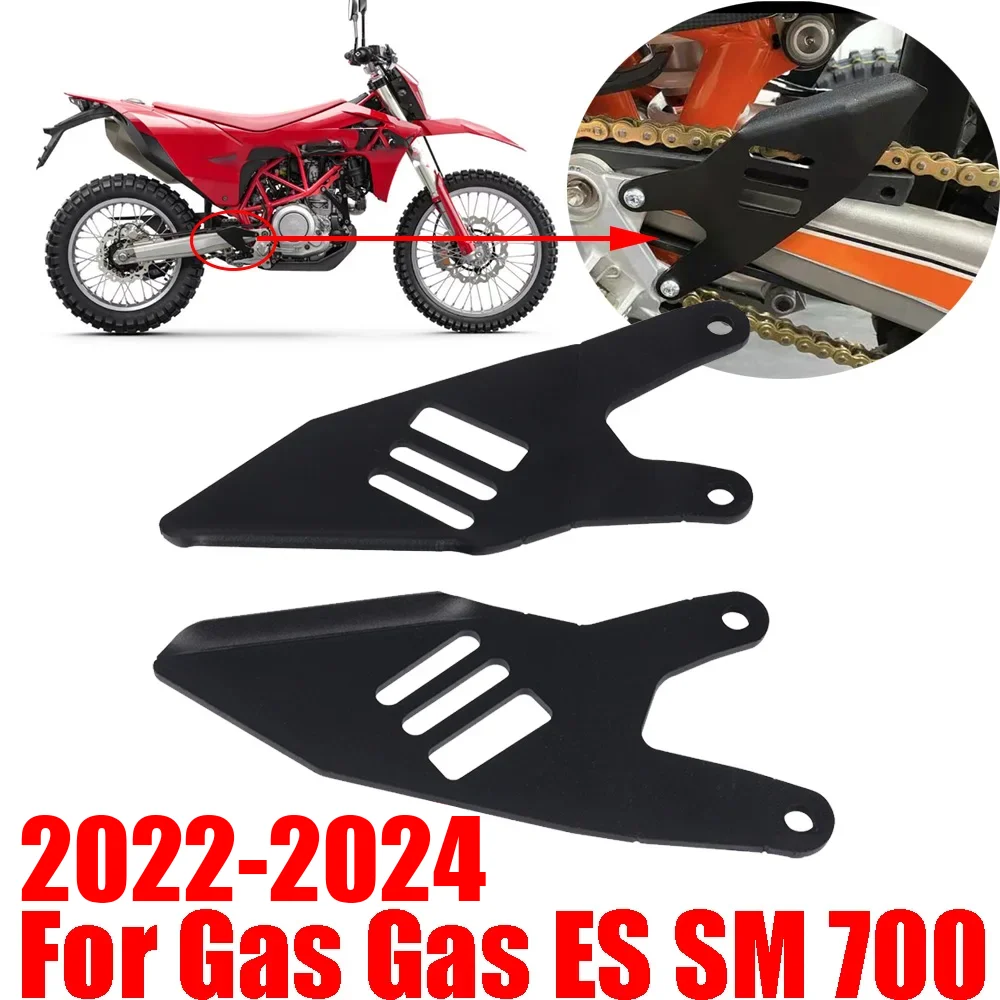 Heel Guard Cover For GasGas Gas Gas 700 SM ES 700ES ES700 SM700 2022 - 2024 Accessories Luggage Rack-less Bags Mounting Bracket