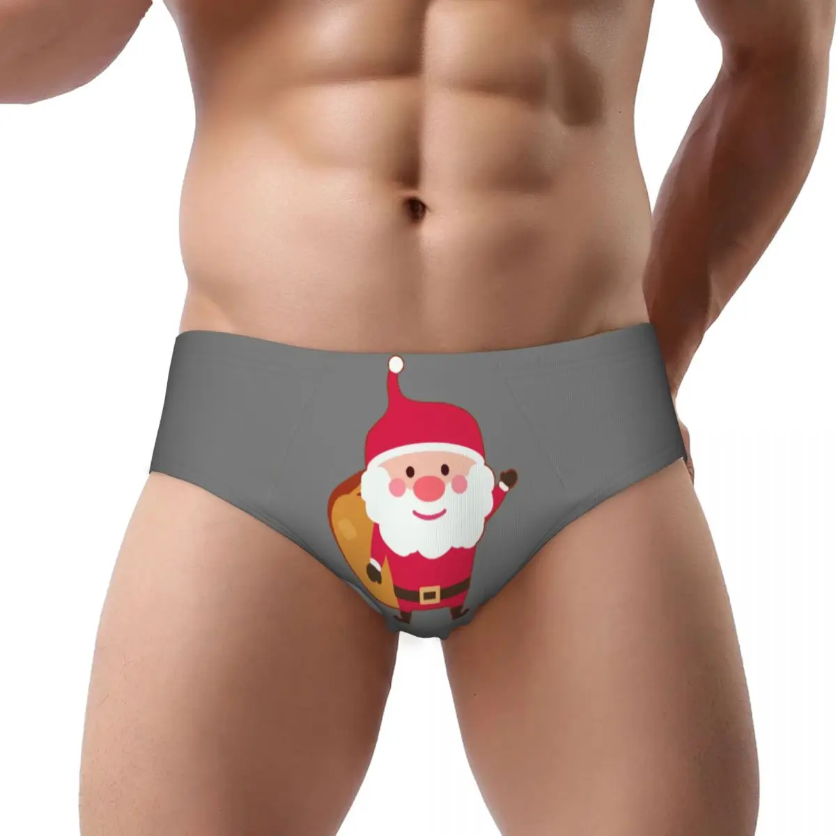 

Men's Triangle Pants Christmas Man Underwear Sexy Briefs Breathable Sweat Comfortable Panties