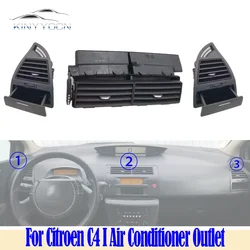 For Citroen C4 I  2004 05 - 14 Air Conditioner Outlet Front Panel Grille AC Air Outlet Adjustment Knob Center Console Dashboard