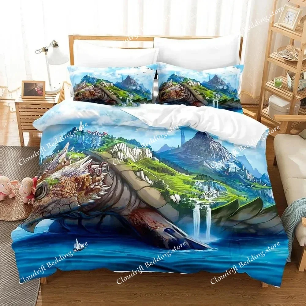 2024 Turtles of the World Adult Boys Anime Duvet Cover Set Single Double Full Queen King Size Quilt Cover Pillowcase Bedding Set