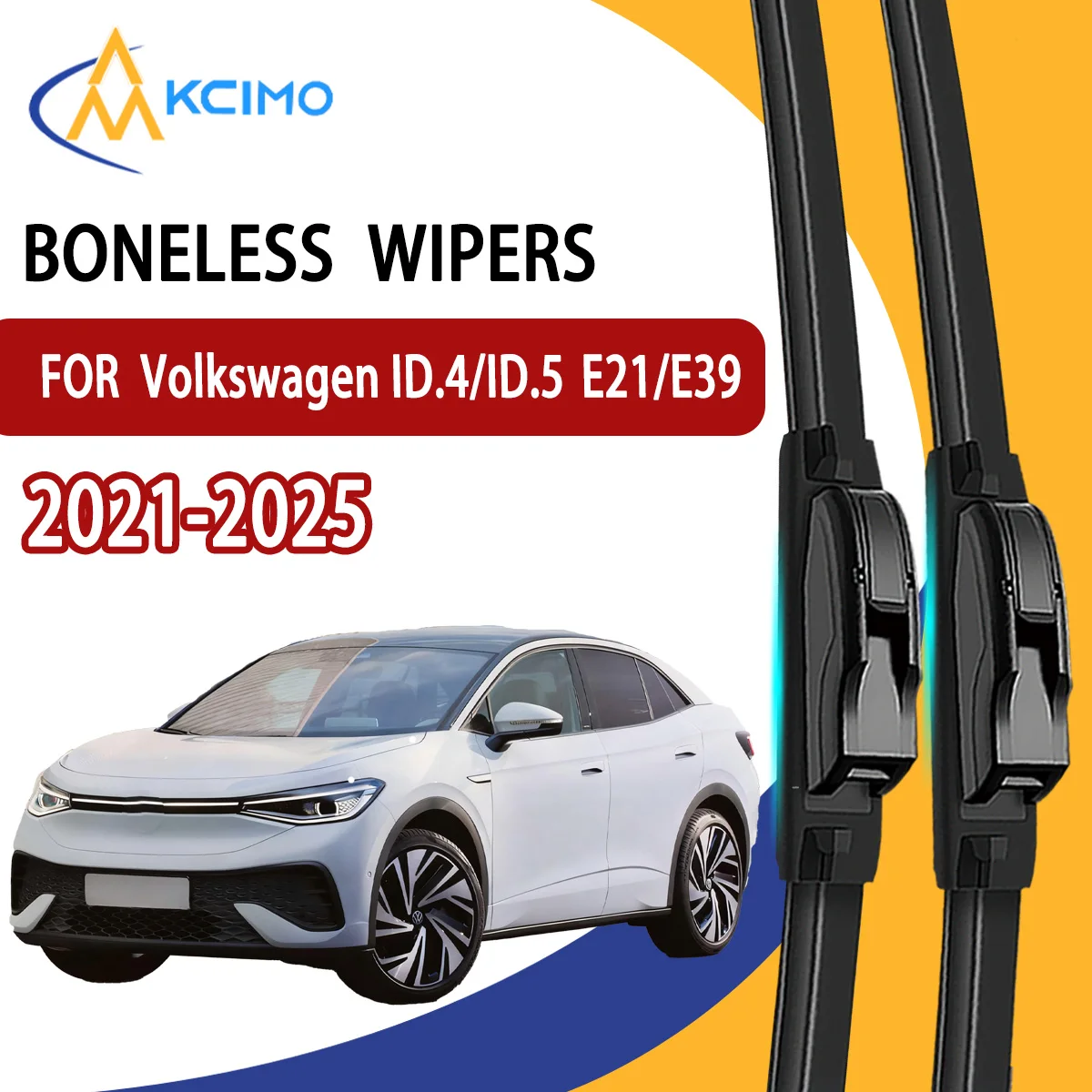 

2Pcs Front Windshield Wiper Blades For Volkswagen ID.4/ID.5 E21/E39 2021-2025Windscreen Window Car Accessories