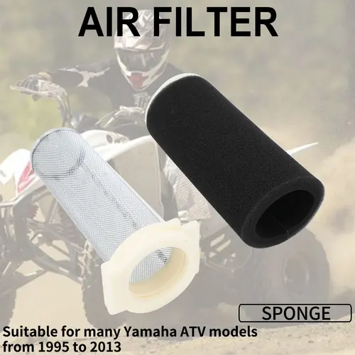 Kits de juegos de filtros de aire para motocicleta, para Yamaha Warrior 350 Raptor 350 YFM 350X Grizzly 600 YFM 600F 2005 2006-2008 JFG