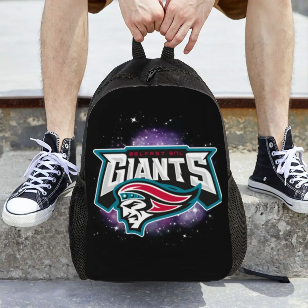 

Рюкзак для хоккея с шайбой Belfast Giants, рюкзак большой вместимости, детская сумка для книг, школьная сумка, сумки на плечо для мужчин и женщин