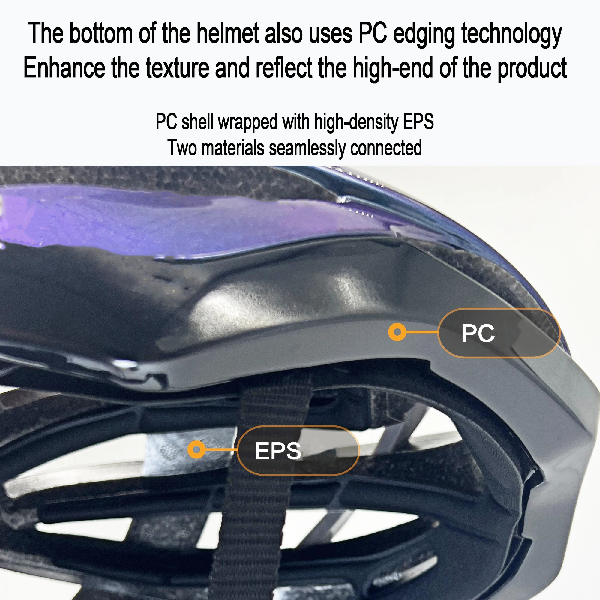 PJT New Full Edge Wrapping Ultra Light 3D Stiffener Design MTB Road Bicycle Helmet Adult Cycling Safety Hat Cycling Helmet M/L view 3