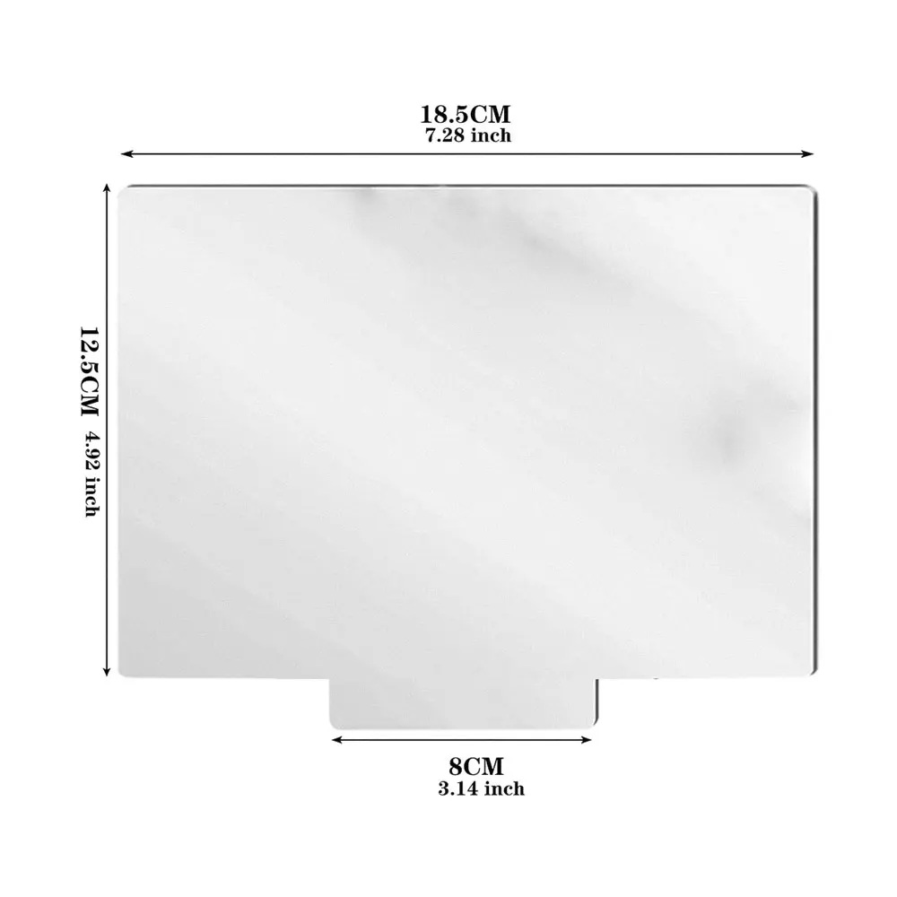 1/3/5 Pcs Acrylic Sheet Clear Cast for LED Light Base Transparent Panel Board with Protective Film Table DIY Display Projects