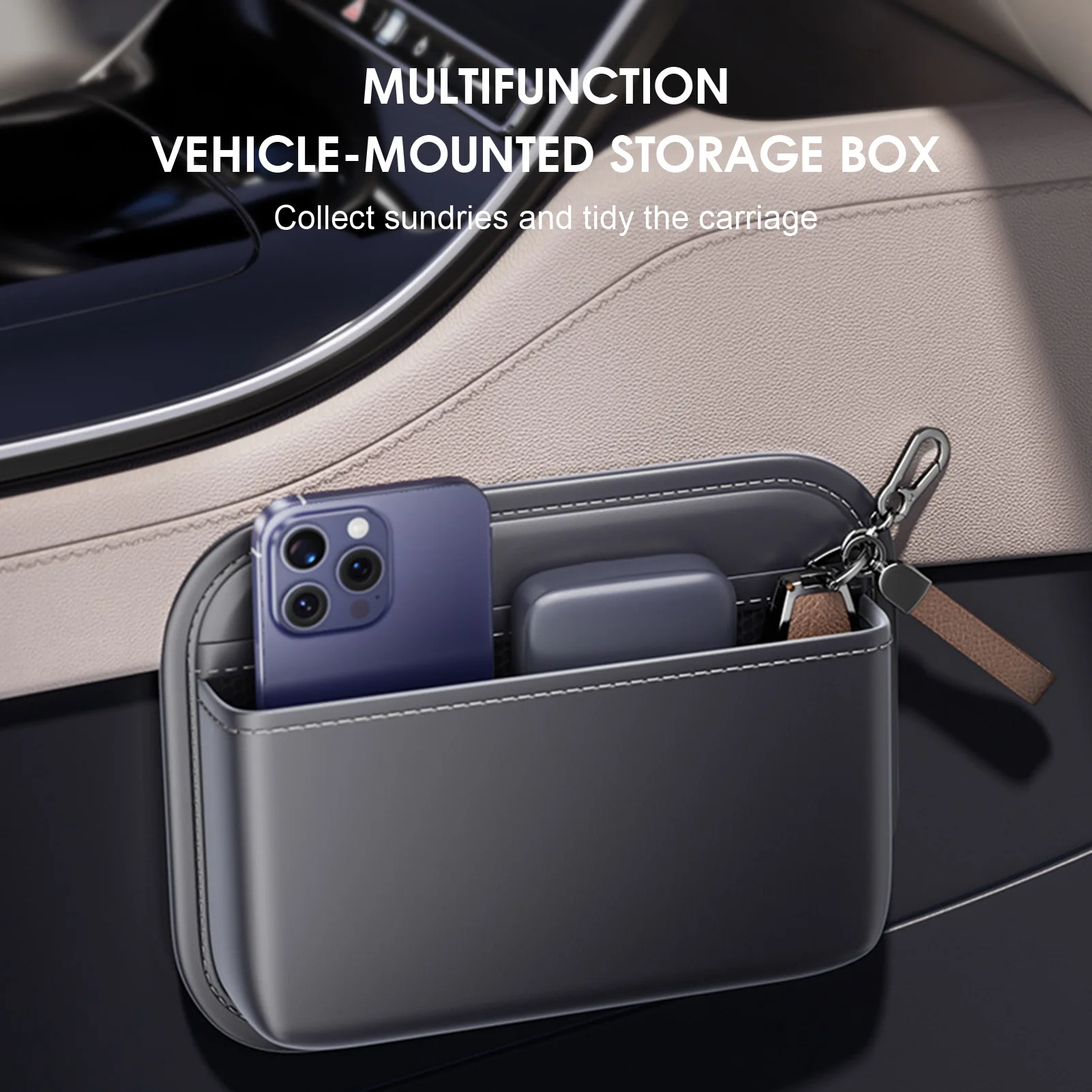 Simple Car Seat Side Pocket Organizer Auto Seat Pocket Pouch Cell Phone Holder for Vehicle Seat Gap Filler Car Accessories