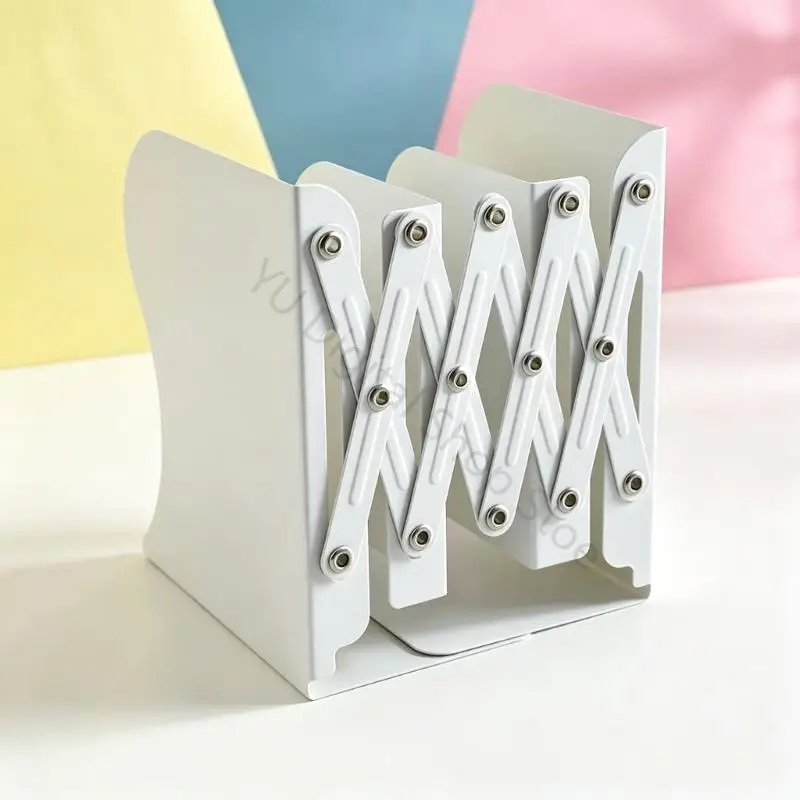 96BA Expandable File Organizers Bookend for Desks, Shelves, and Office Workspaces