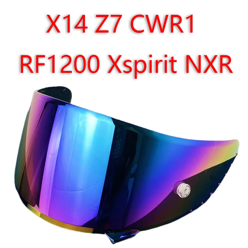 

Козырек CWR1 Для SHOEI X14 Z7 X14 RF1200 Xspirit NXR, прочный солнцезащитный козырек, линзы, аксессуары для мотоциклетного шлема