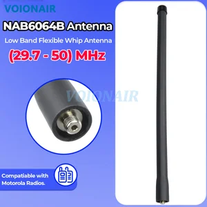 VOIONAIR Low Band 29.7-50MHz Heliflex Antenna For Motorola HT750 PR860 HT1250 HT1550 EX500 PR1500 NAB6064B