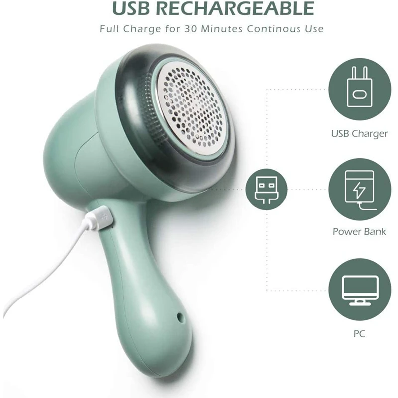 Rasoio in tessuto, ricaricabile, con lama Extra in acciaio inossidabile, giacca portatile per rimuovere pelucchi per vestiti e maglioni