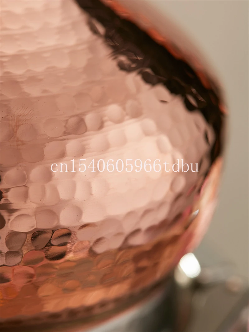 For Pure Dew Distillator Household Small Distillation Pot Retro Pure Red Copper Brandy Distilled Wine