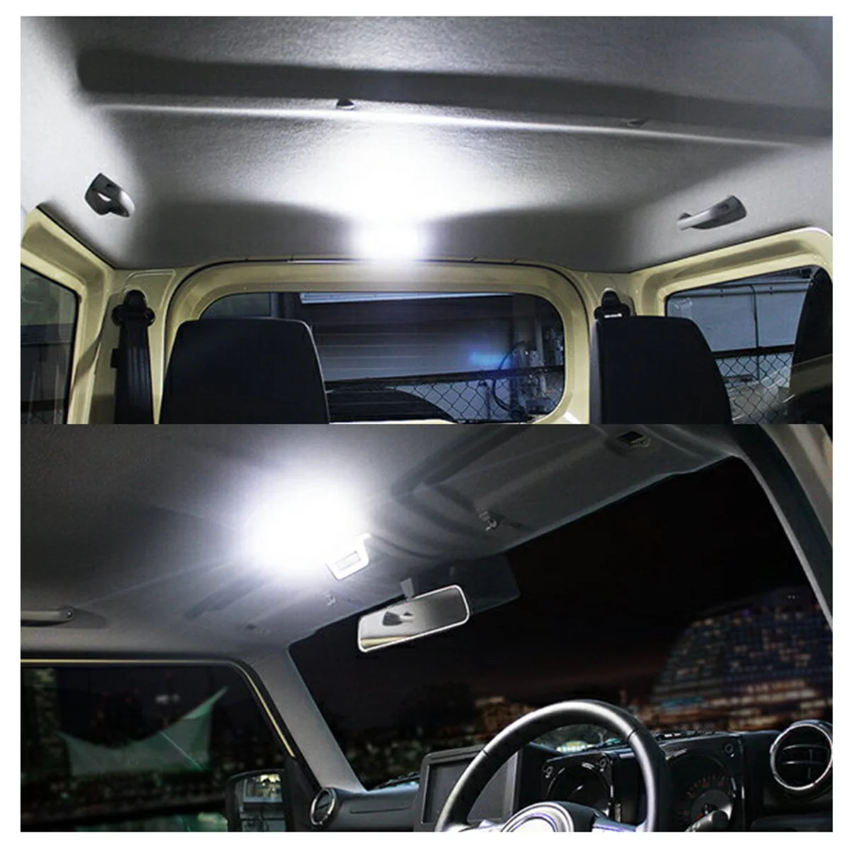10X for Suzuki Jimny JB23 JB33 JB43 JB53 1998-2018 Interior Lamps Dome Map Roof Lights LED Reading Lamp Canbus Bulbs image 2