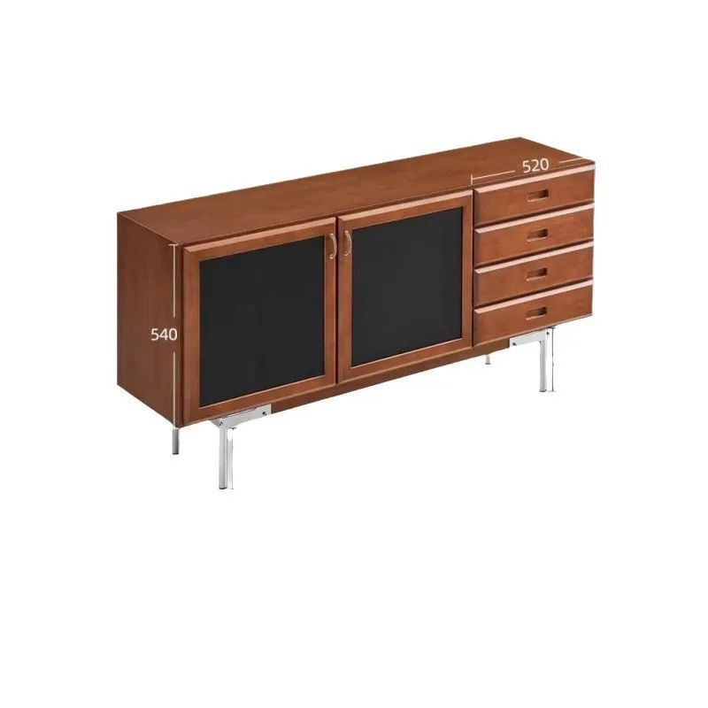 

Side cabinet solid wood retro Nordic home storage storage living room antique chest cabinet