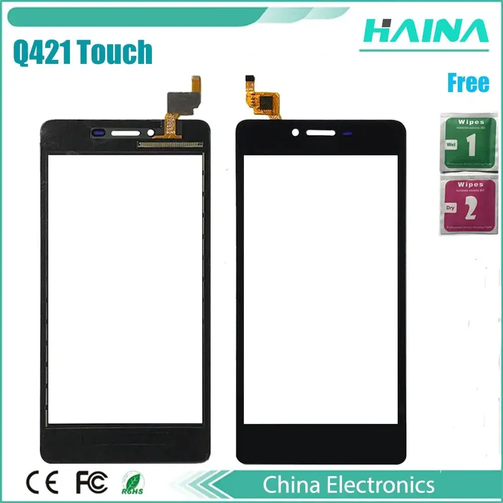 5.0inch Touch Scree For Micromax Canvas Magnus Q421 Q421 Touch Screen  Digitizer Glass Sensor Panel Black/white Color With tool