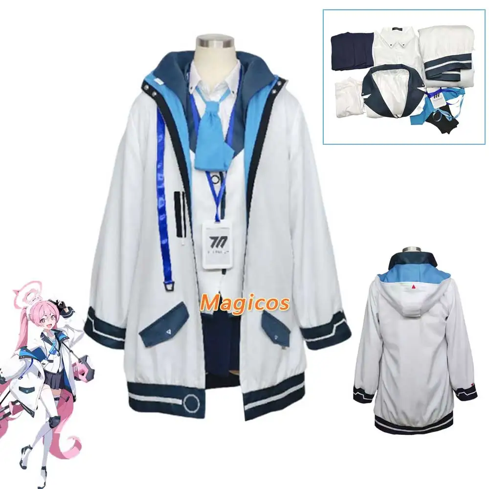 Kurosaki Koyuki Cosplay Game Blue Archive Costume Athletic Wear Coat JK Uniform Skirt Woman Sexy Halloween Carnival Party Suit