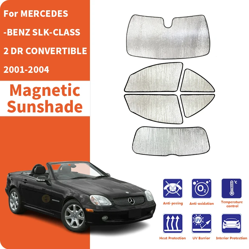 

Солнцезащитные козырьки на окна автомобиля, защита от солнца, конфиденциальность, для MERCEDES-BENZ SLK-CLASS 2DR CONVERTIBLE 2001-2004