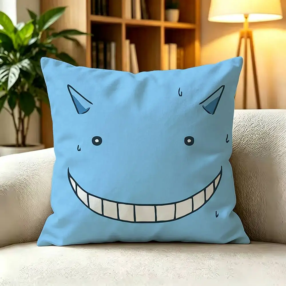 Funny K-Koro S-Sensei Face Meme Pillow Cover Sofa Cushion Cover Home Room Decoration Children Gift