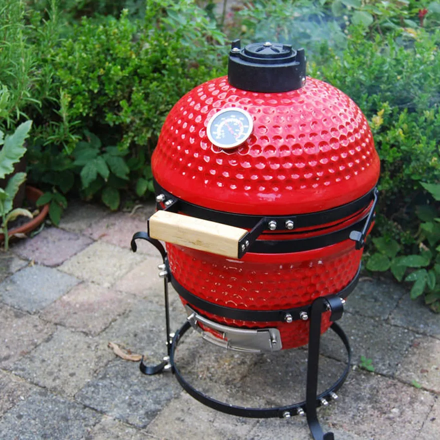 Griglia in ceramica al carbonio Kamado Grill Griglia a carbone per affumicatore di uova da 13 a 29 pollici